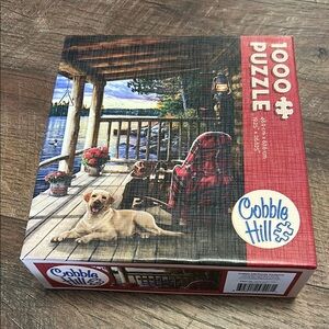 Cobble Hill 1000 Piece Puzzle with Lakeside Scene